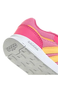 Sneakers rosa con dettagli gialli e suola in gomma Adidas VS Pace 2.0 CF I
