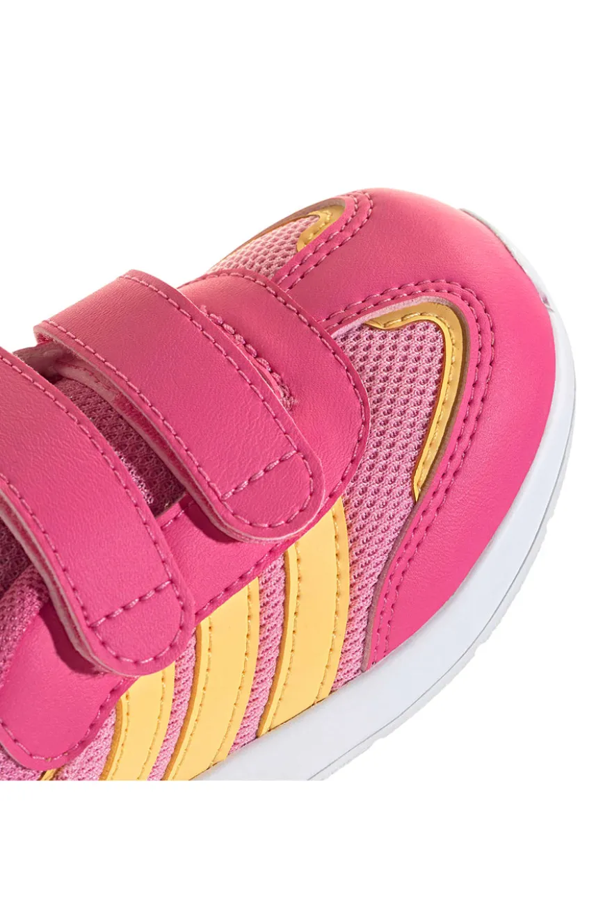 Sneakers rosa con dettagli gialli e suola in gomma Adidas VS Pace 2.0 CF I