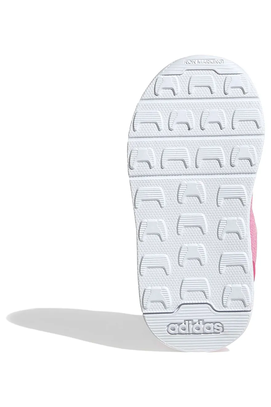 Sneakers rosa con dettagli gialli e suola in gomma Adidas VS Pace 2.0 CF I
