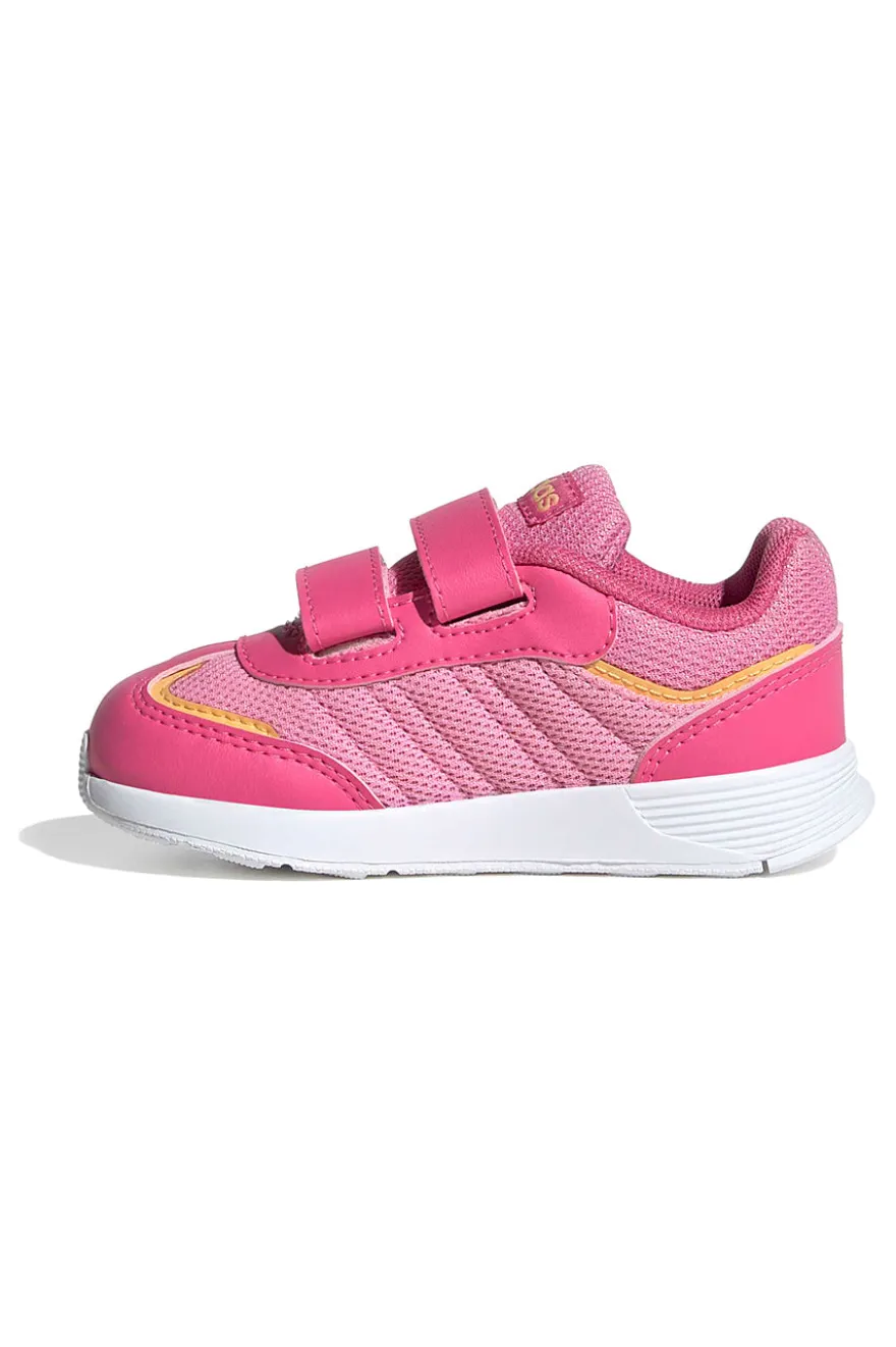 Sneakers rosa con dettagli gialli e suola in gomma Adidas VS Pace 2.0 CF I