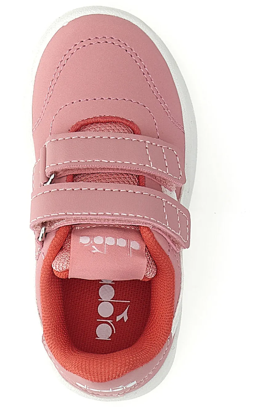 Sneakers rosa con doppio strappo Diadora Bonny S TD