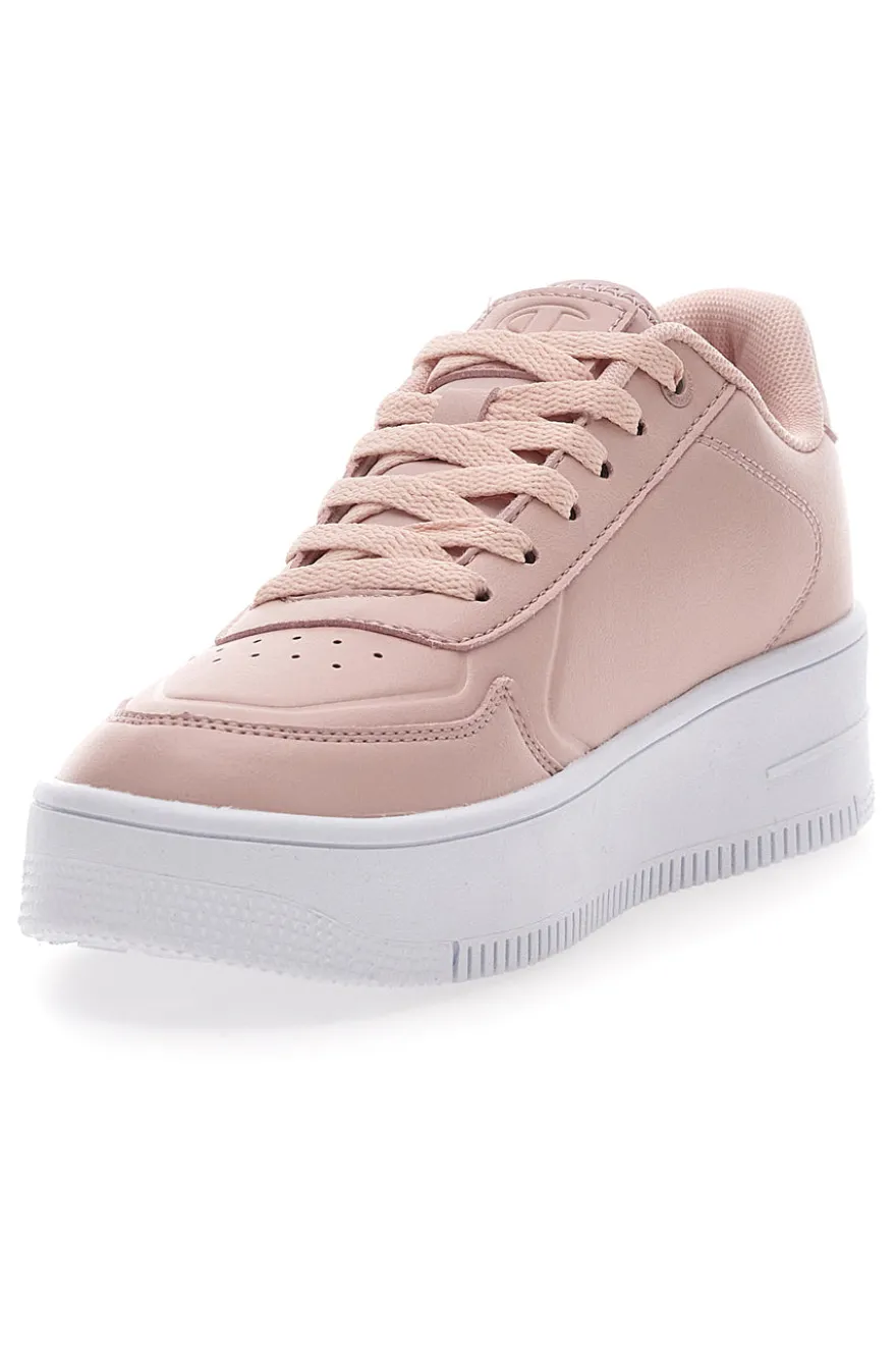 Sneakers Rosa Con Flatform Champion Rebound Platform