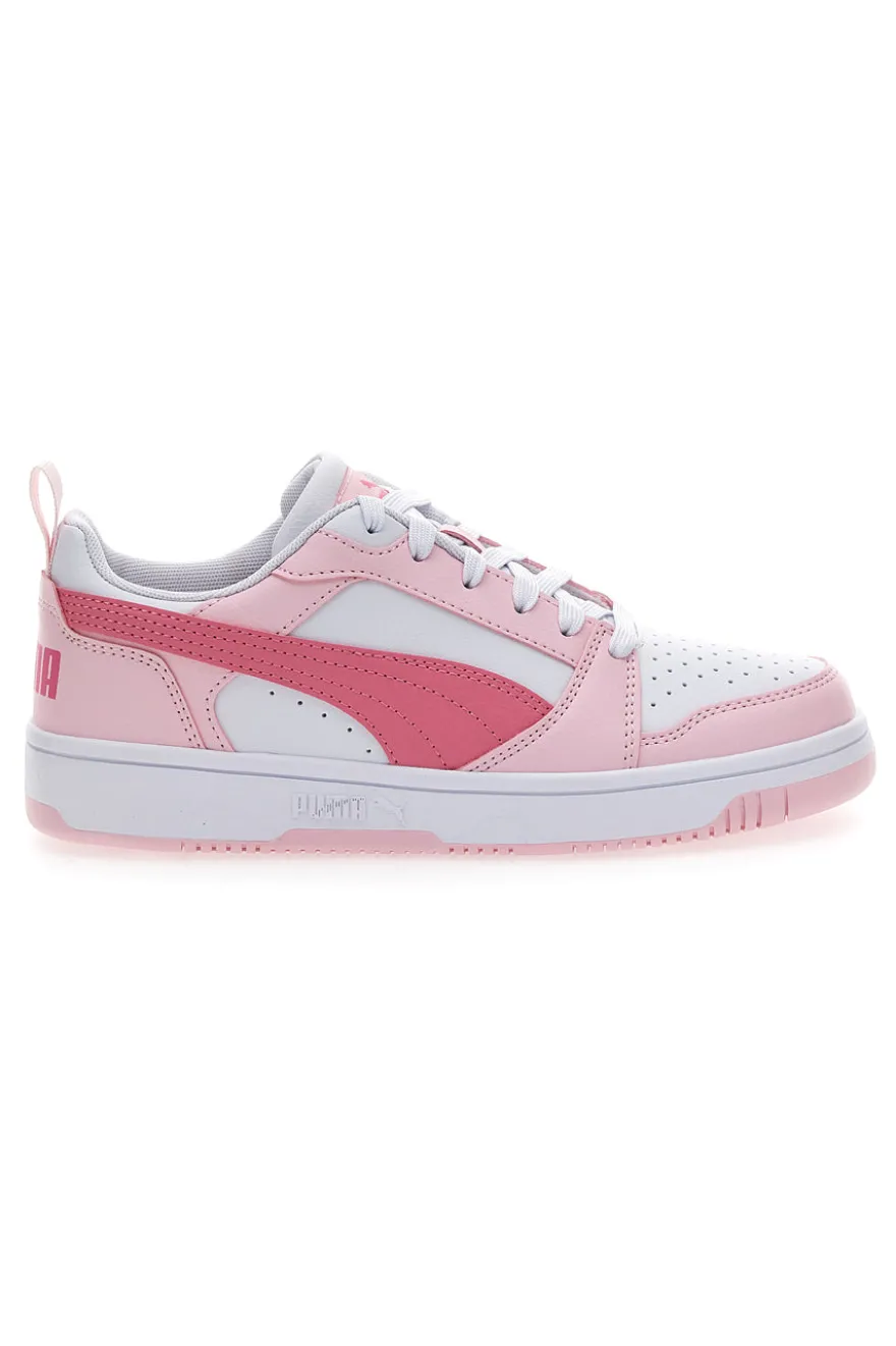 Sneakers Rosa con lacci Puma Rebound V6 Lo Jr