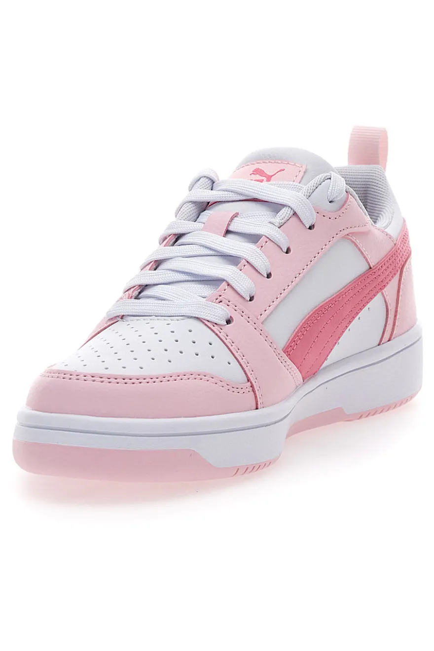 Sneakers Rosa con lacci Puma Rebound V6 Lo Jr