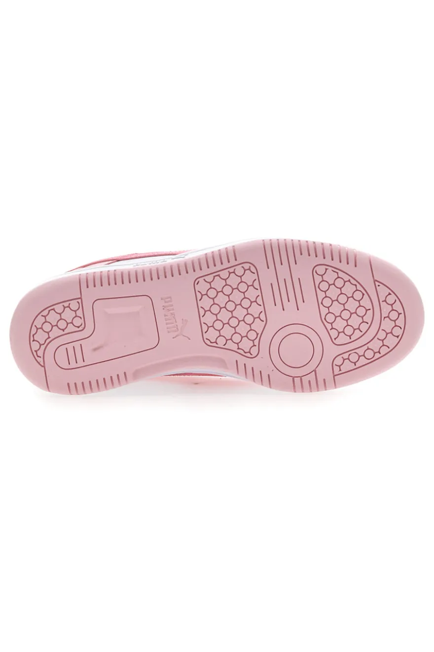 Sneakers Rosa con lacci Puma Rebound V6 Lo Jr