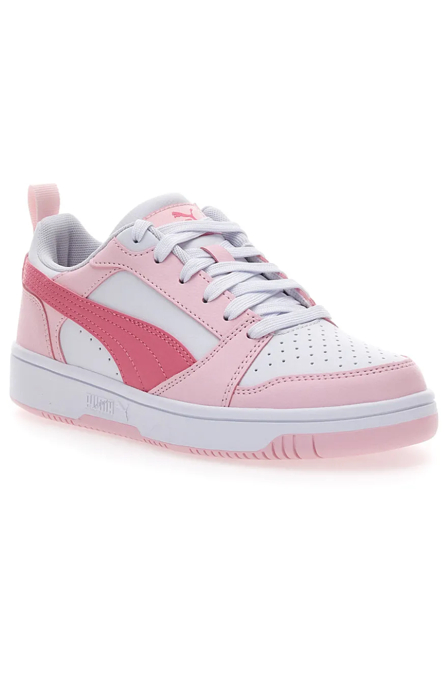 Sneakers Rosa con lacci Puma Rebound V6 Lo Jr