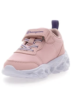 Sneakers rosa con luci chiusura a strappo Champion Funfair Print U TD Low Cut