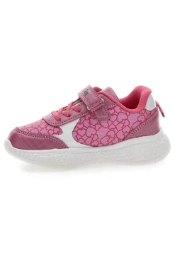 Sneakers rosa con luci e velcro Hello kitty H13056MC