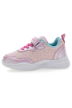 Sneakers rosa con luci e dettagli glitter M-Kids MG25104