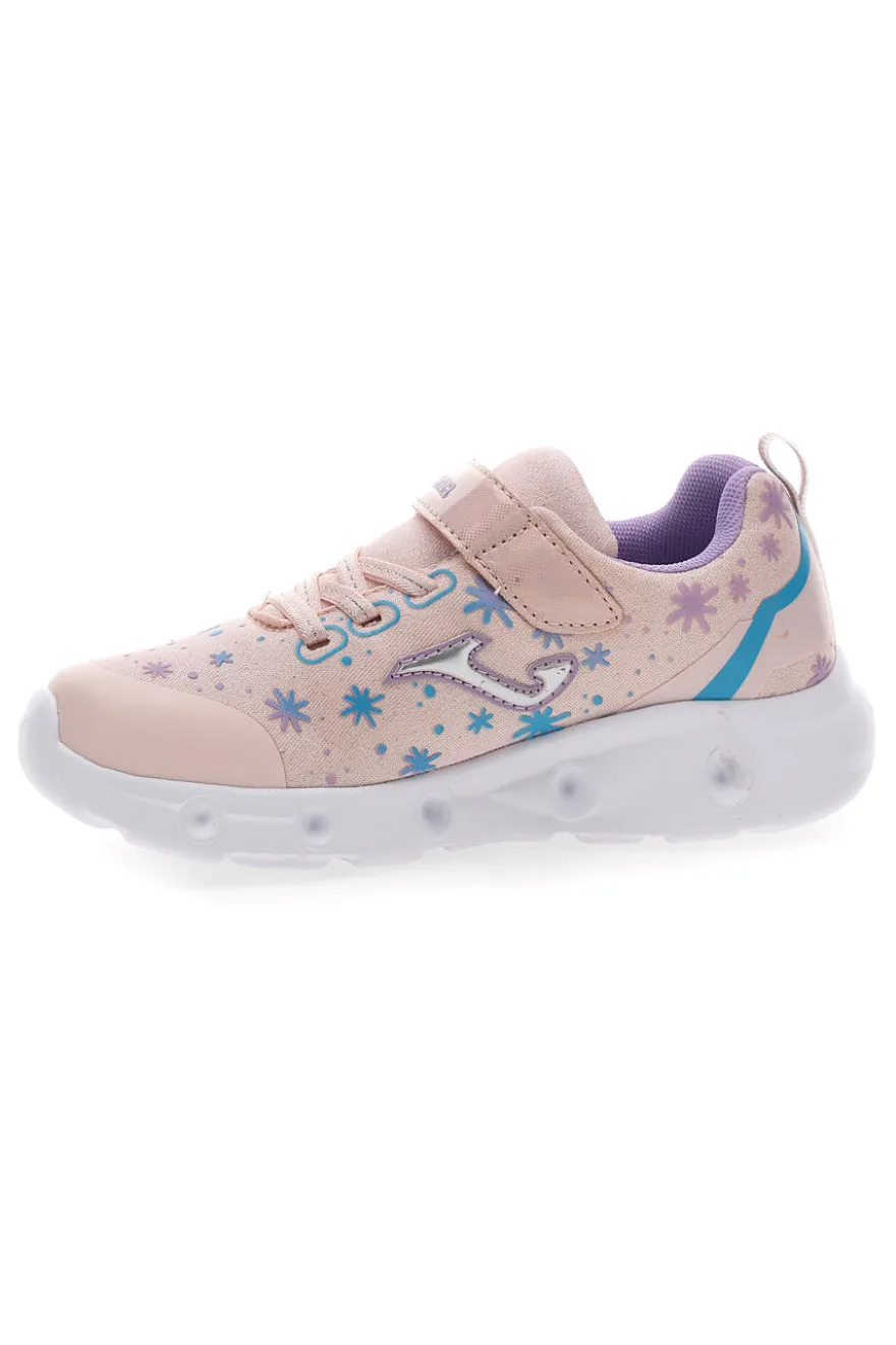 Sneakers Rosa con Luci e Chiusura in Velcro JOMA SPACE JR 2513