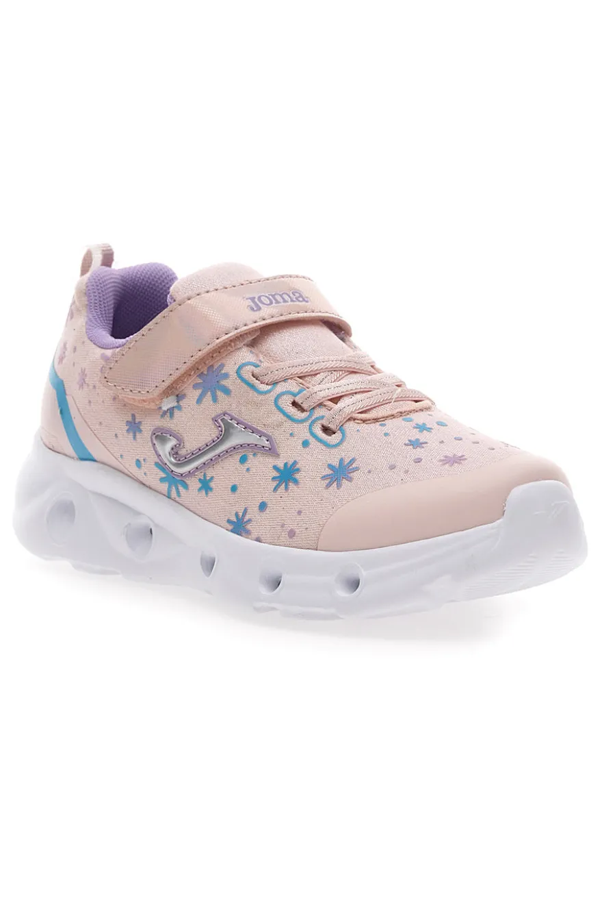Sneakers Rosa con Luci e Chiusura in Velcro JOMA SPACE JR 2513