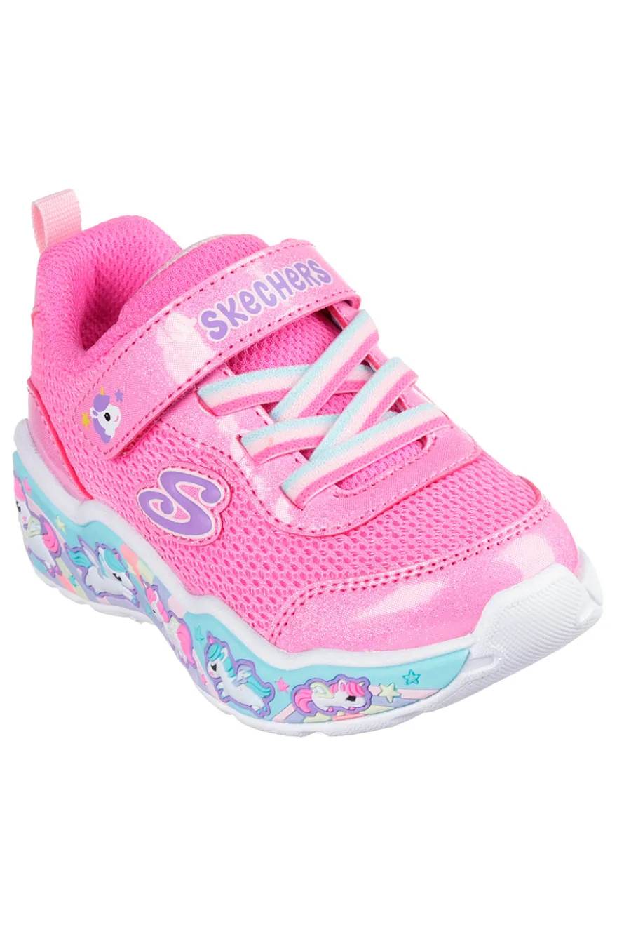 Sneakers Rosa Con Luci Skechers Play Scene Fun Squad
