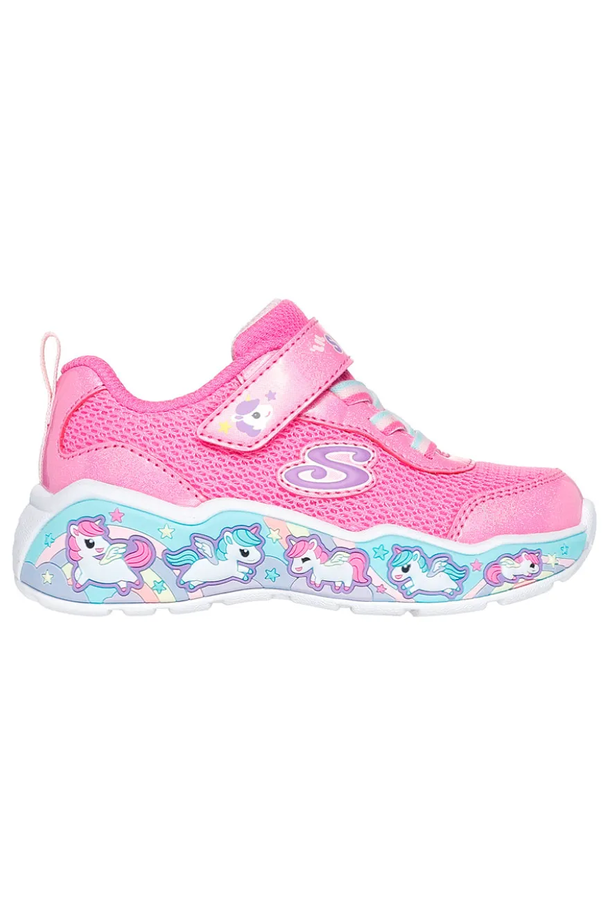 Sneakers Rosa Con Luci Skechers Play Scene Fun Squad