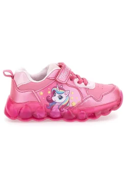 Sneakers rosa con luci Unicorn S8010192S