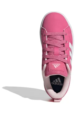 Sneakers rosa con strisce bianche in materiale riciclato Adidas VS Pace 2.0 K