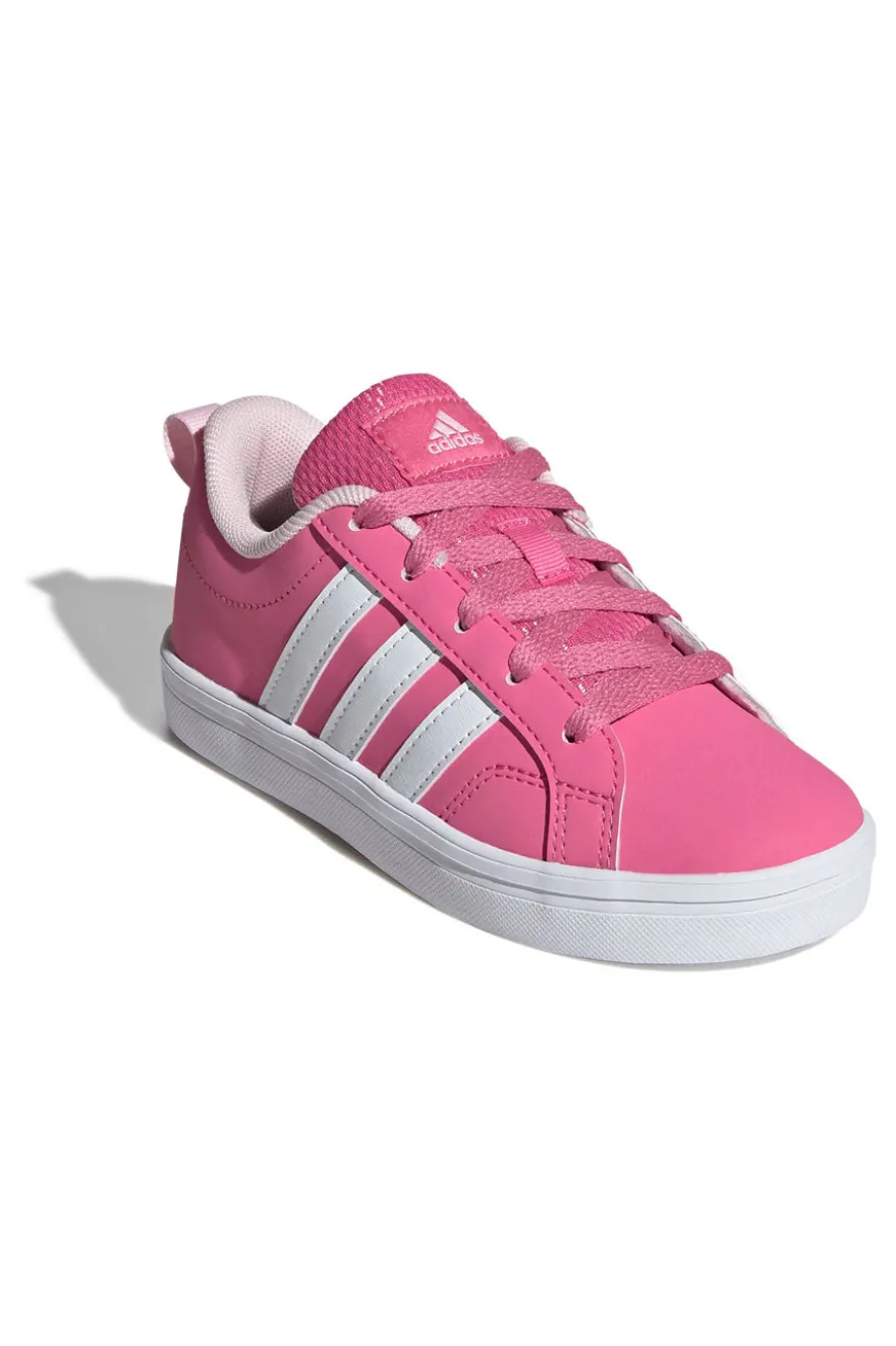 Sneakers rosa con strisce bianche in materiale riciclato Adidas VS Pace 2.0 K
