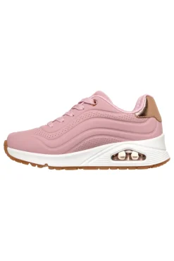 Sneakers rosa con suola ad aria e Memory Foam Skechers Uno Gen1 Shimmer Wave