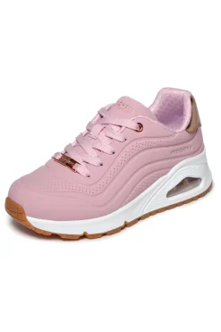 Sneakers rosa con suola ad aria e Memory Foam Skechers Uno Gen1 Shimmer Wave