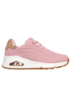 Sneakers rosa con suola ad aria e Memory Foam Skechers Uno Gen1 Shimmer Wave