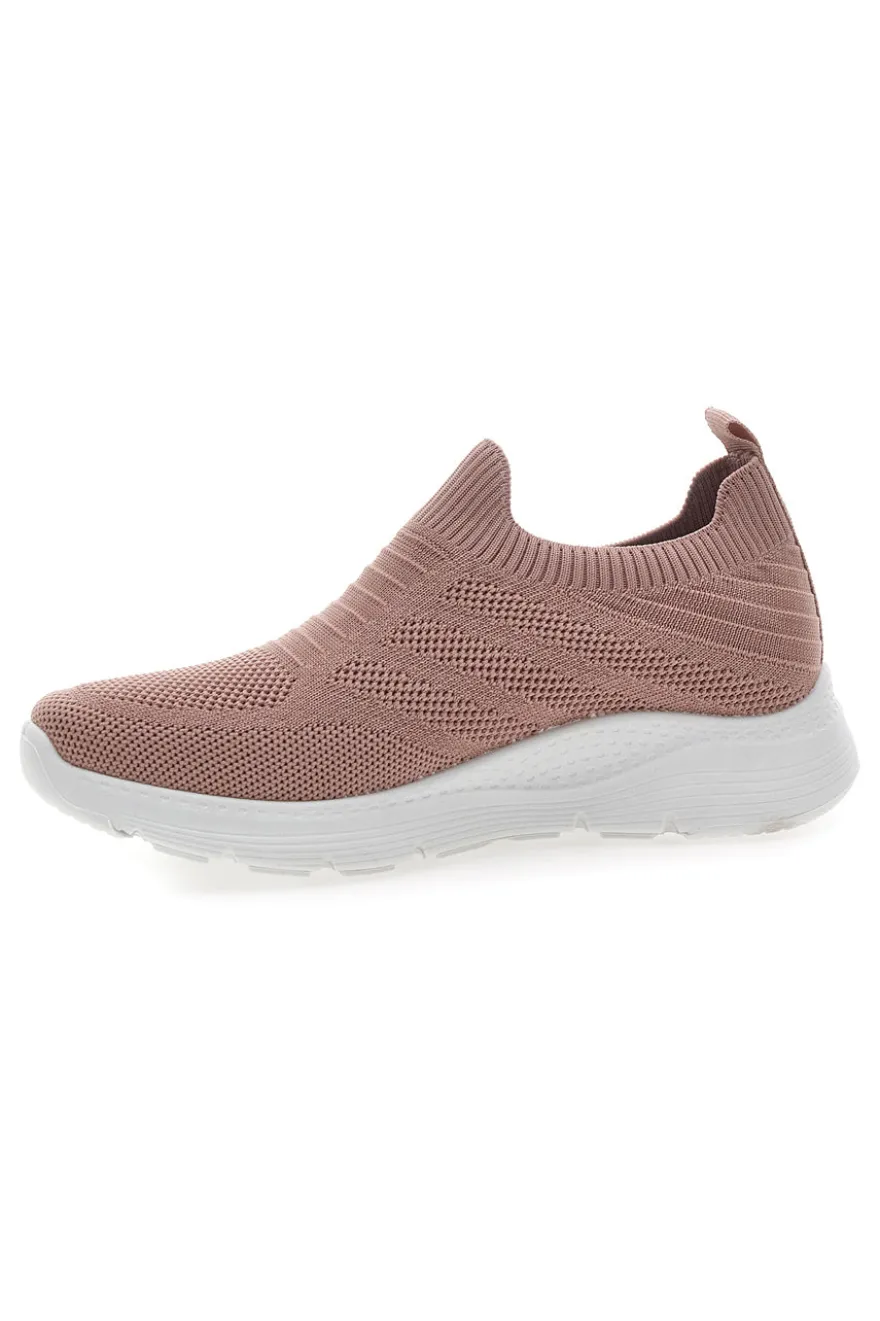 Sneakers Rosa con Tomaia in Mesh COTTON BELT ELLIE