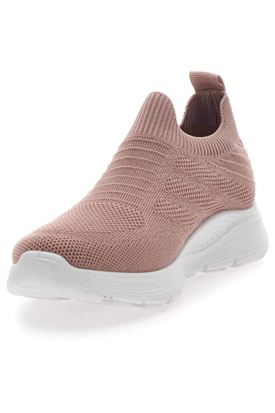 Sneakers Rosa con Tomaia in Mesh COTTON BELT ELLIE