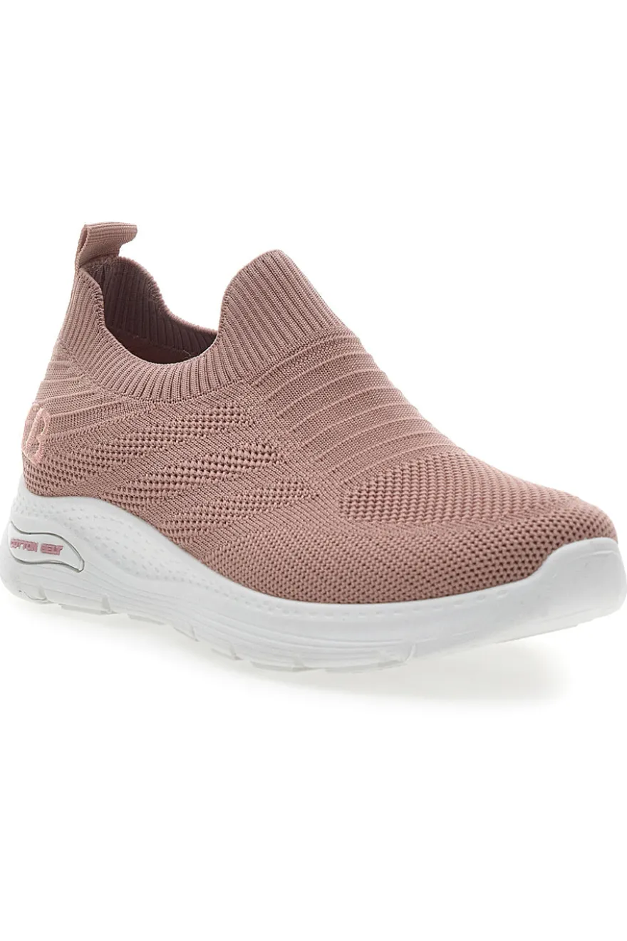 Sneakers Rosa con Tomaia in Mesh COTTON BELT ELLIE