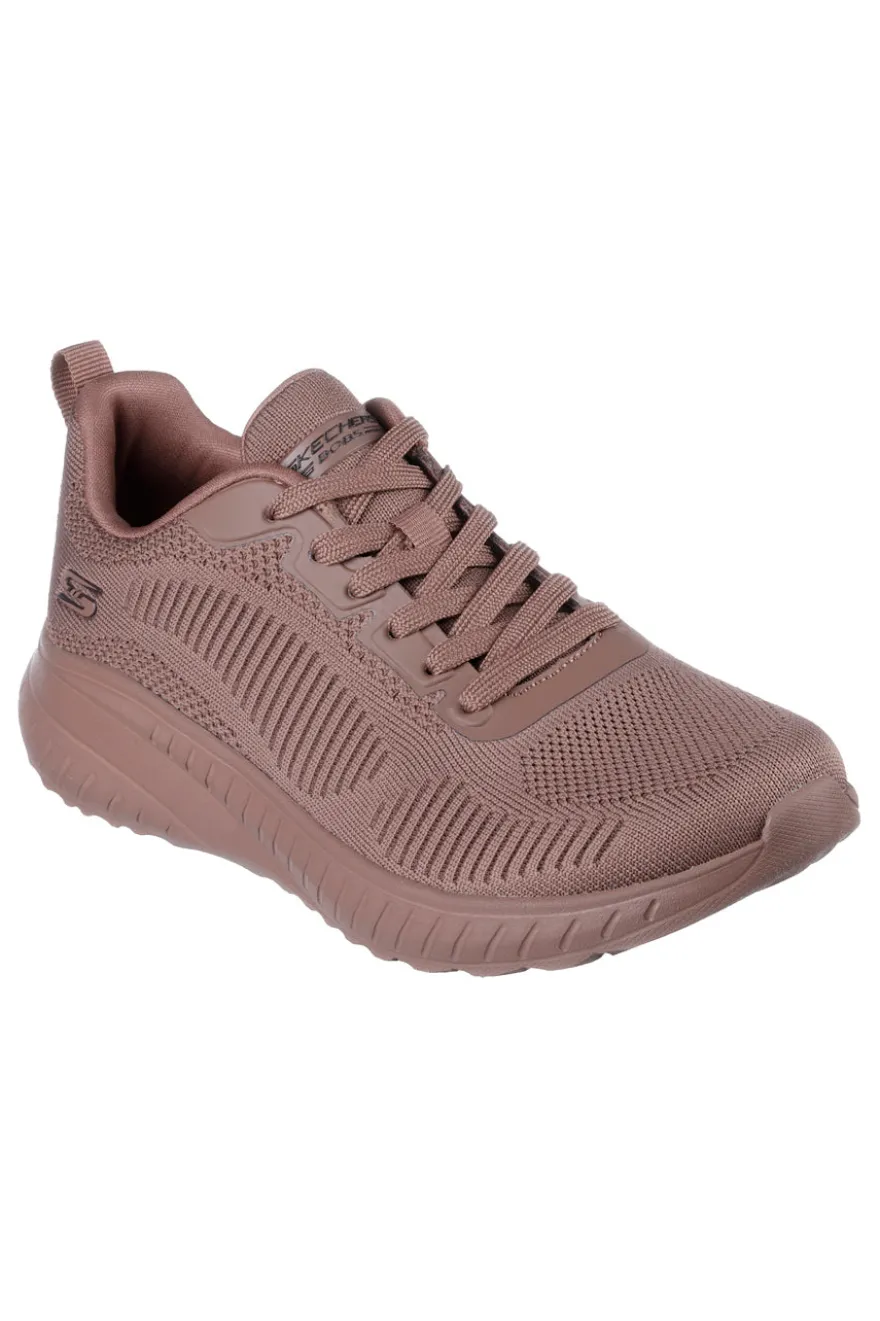 Sneakers rosa con tomaia in mesh SKECHERS BOBS SQUAD CHAOS FACE OFF