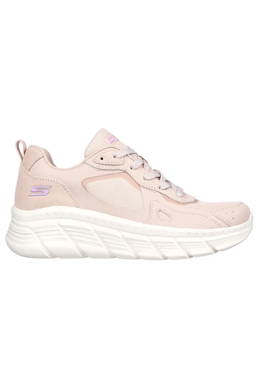 Sneakers Rosa con Tomaia in Mesh Skechers BOBS Sport B Flex Hi - Forces Within