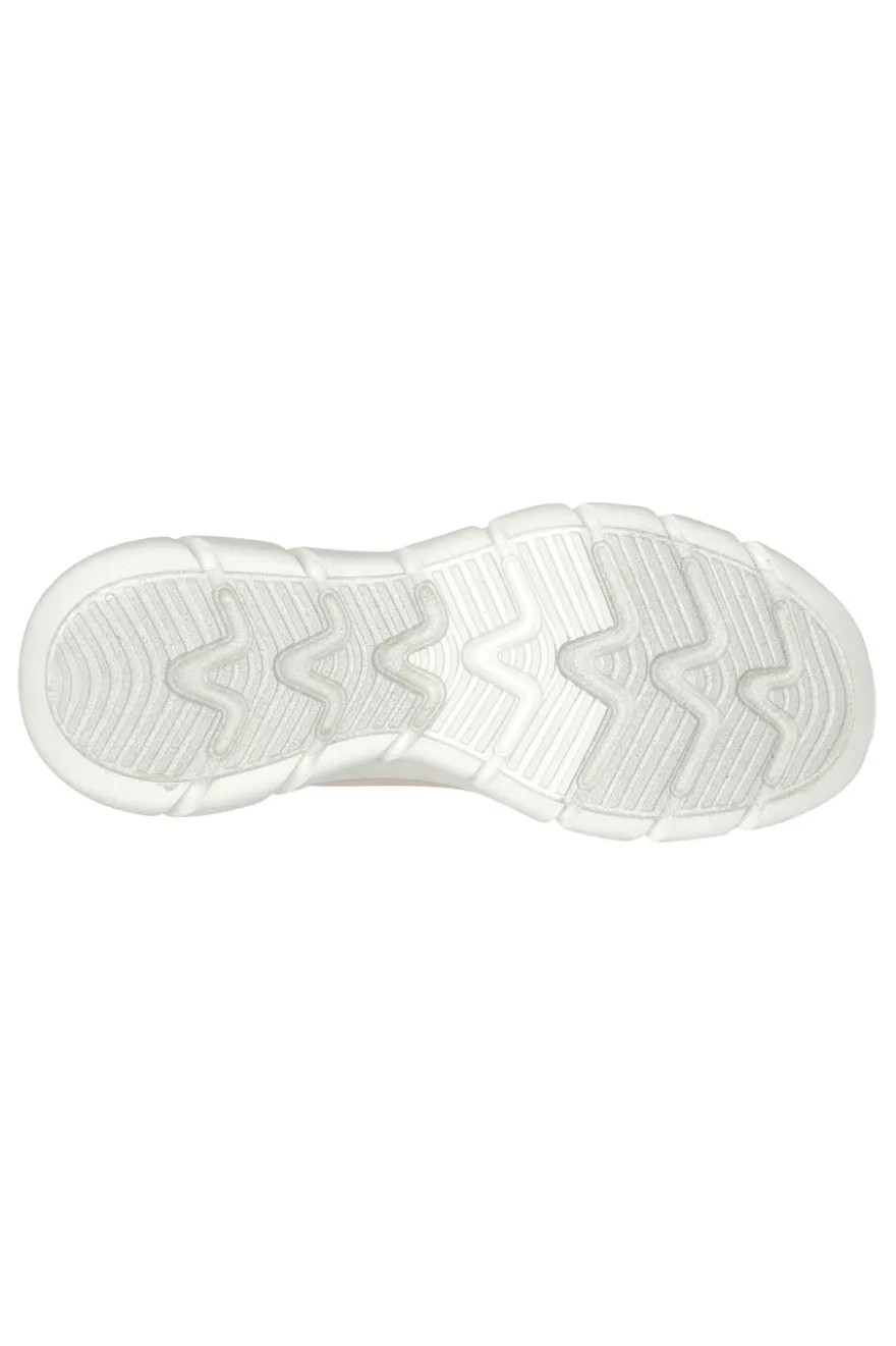 Sneakers Rosa con Tomaia in Mesh Skechers BOBS Sport B Flex Hi - Forces Within