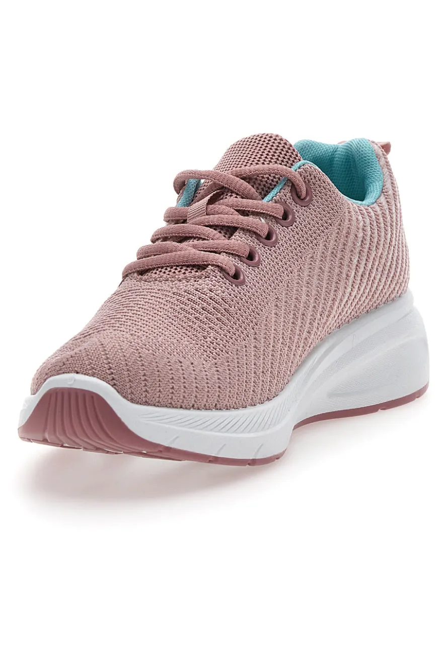 Sneakers Rosa Con Tomaia In Tessuto The First Active 090226