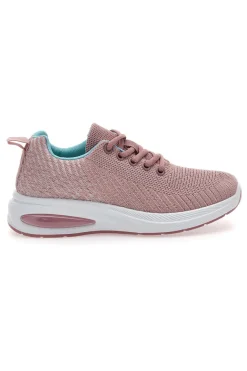 Sneakers Rosa Con Tomaia In Tessuto The First Active 090226