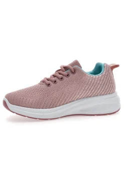 Sneakers Rosa Con Tomaia In Tessuto The First Active 090226
