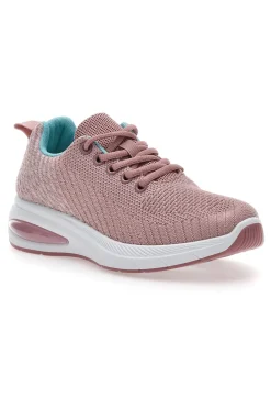 Sneakers Rosa Con Tomaia In Tessuto The First Active 090226