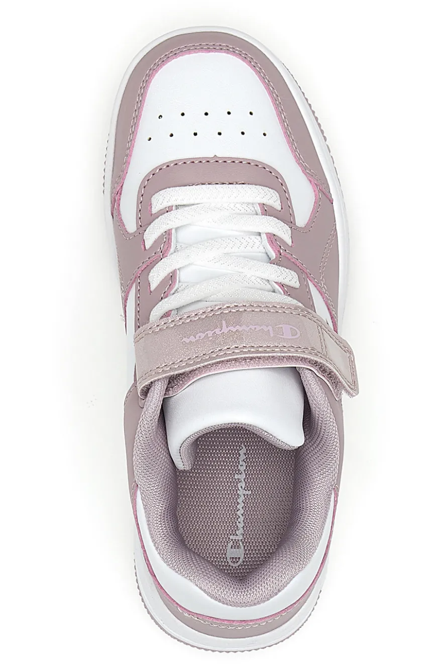 Sneakers rosa con velcro Champion RD18 LOW G PS