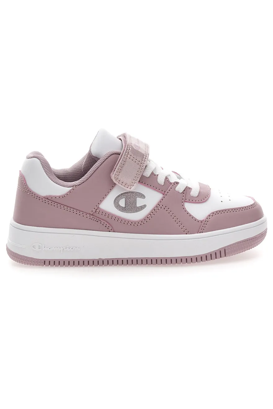 Sneakers rosa con velcro Champion RD18 LOW G PS