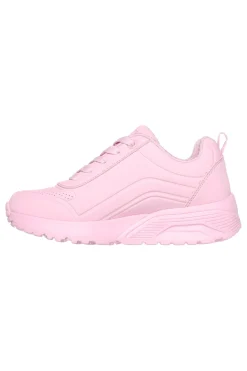 Sneakers rosa con zip laterale e suola platform Skechers Uno Lite Easy Zip