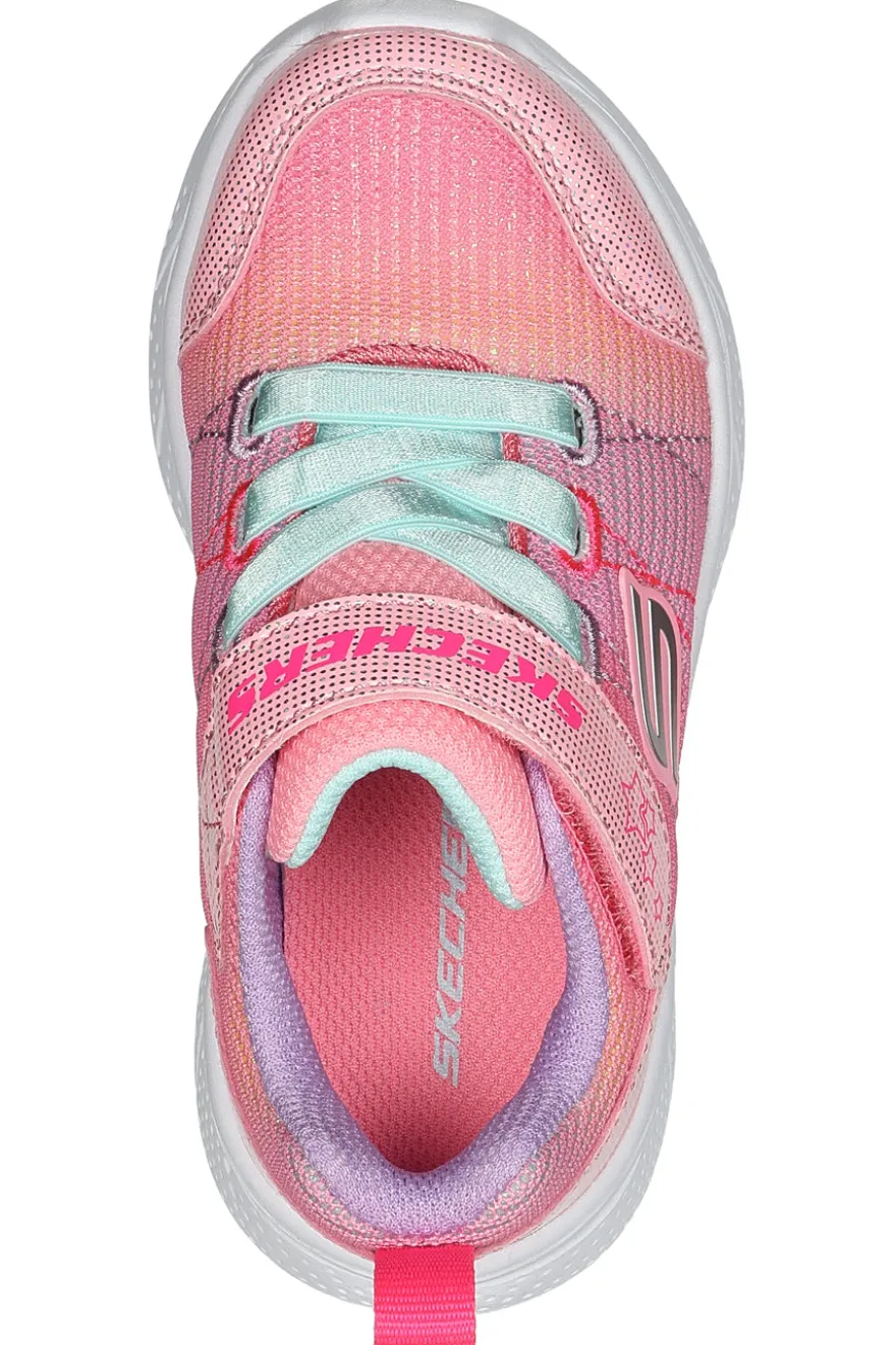 Sneakers Rosa da Bimbi Skechers Snap Sprints 2.0-Stars Away