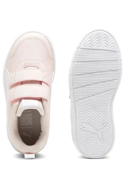 Sneakers Rosa e Bianche Con Strappi Puma Courtflex V3 V PS