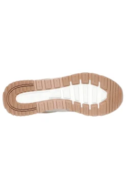 Sneakers Rosa e Oro con Tomaia in Pelle Skechers Street Runway - Posh Gal