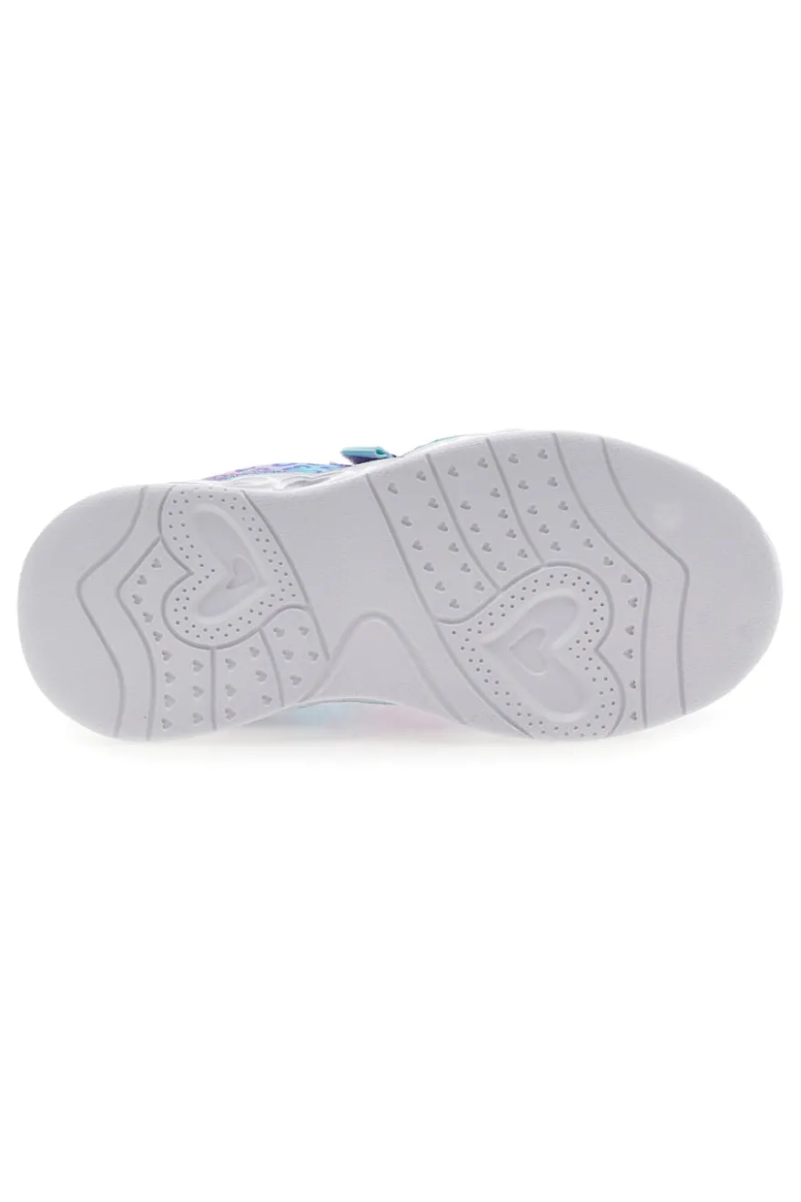 Sneakers Rosa e Viola con Velcro e Luci Integrate PITT KIDS K211270