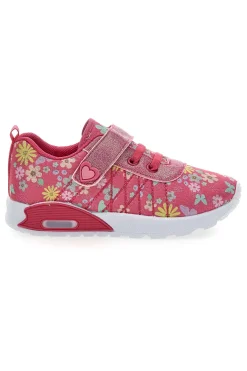 Sneakers rosa fantasia floreale primi passi Pitt kids PK1391G
