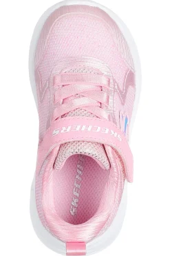 Sneakers rosa glitterate con chiusura a strappo Wave 92 Skechers