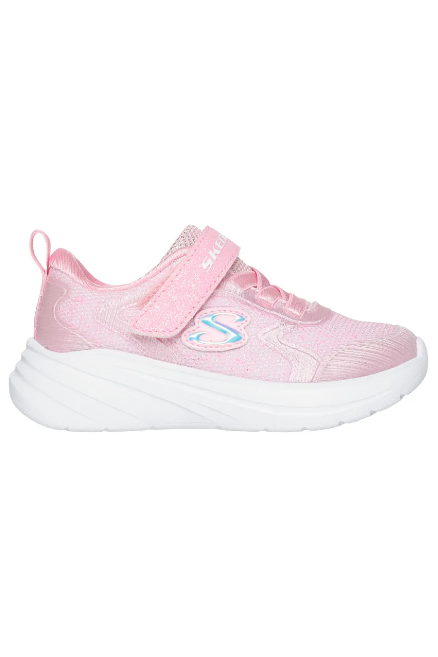 Sneakers rosa glitterate con chiusura a strappo Wave 92 Skechers