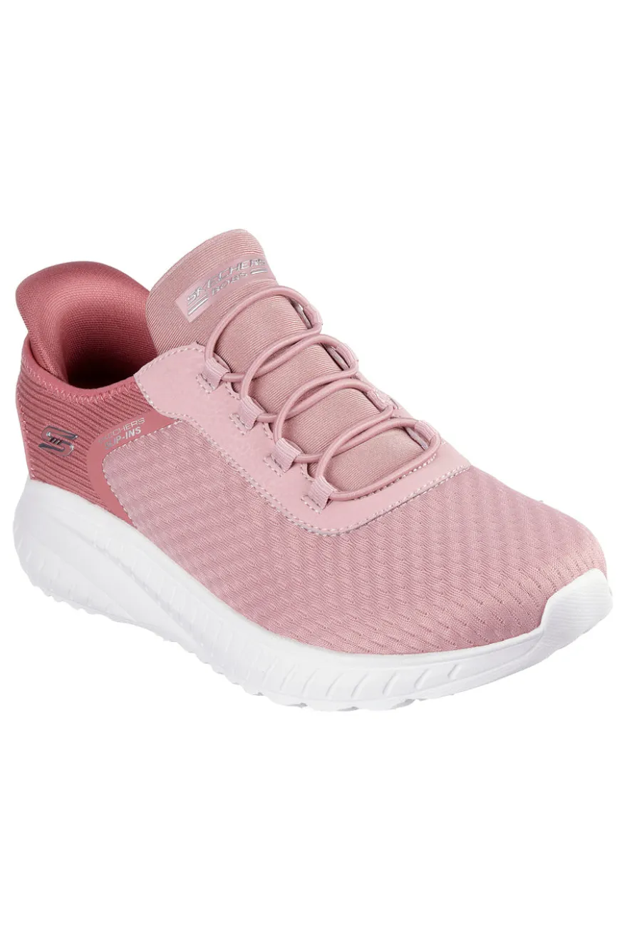 Sneakers Rosa Hands Free Slip-ins Skechers BOBS Sport Squad Chaos In Color