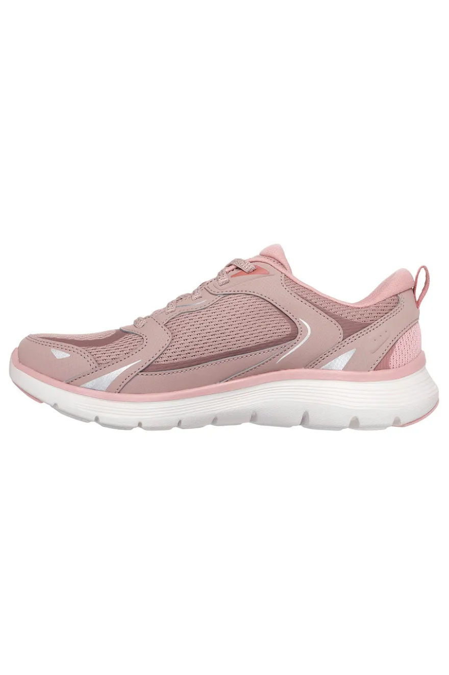 Sneakers rosa in mesh con memory foam Skechers Flex Appeal 5.0 Retro Rush