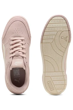 Sneakers rosa in suede con suola rialzata Puma CARINA MIA SD