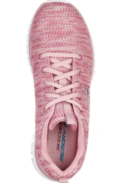Sneakers Rosa SKECHERS Graceful - Twisted Fortune