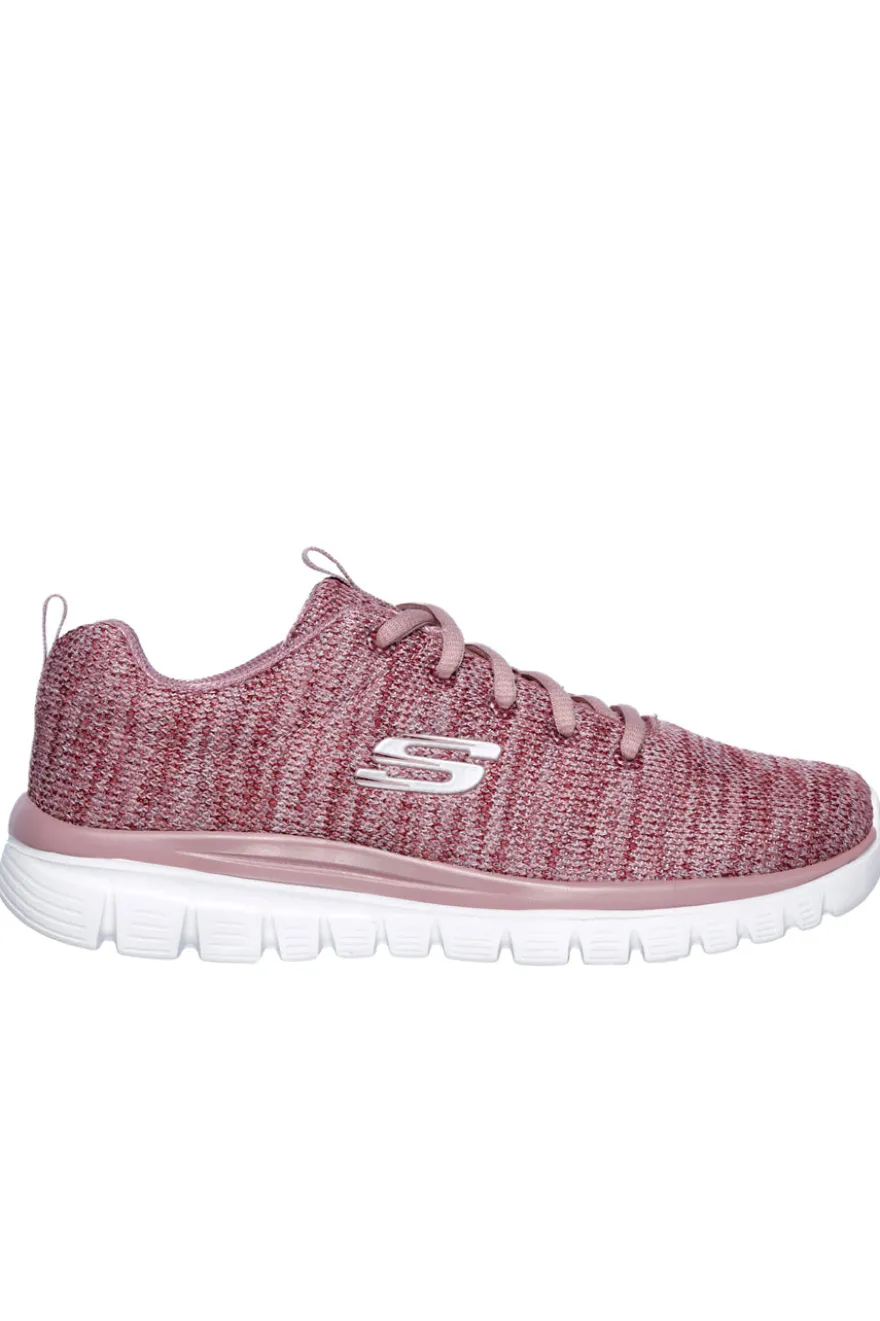 Sneakers Rosa SKECHERS Graceful - Twisted Fortune