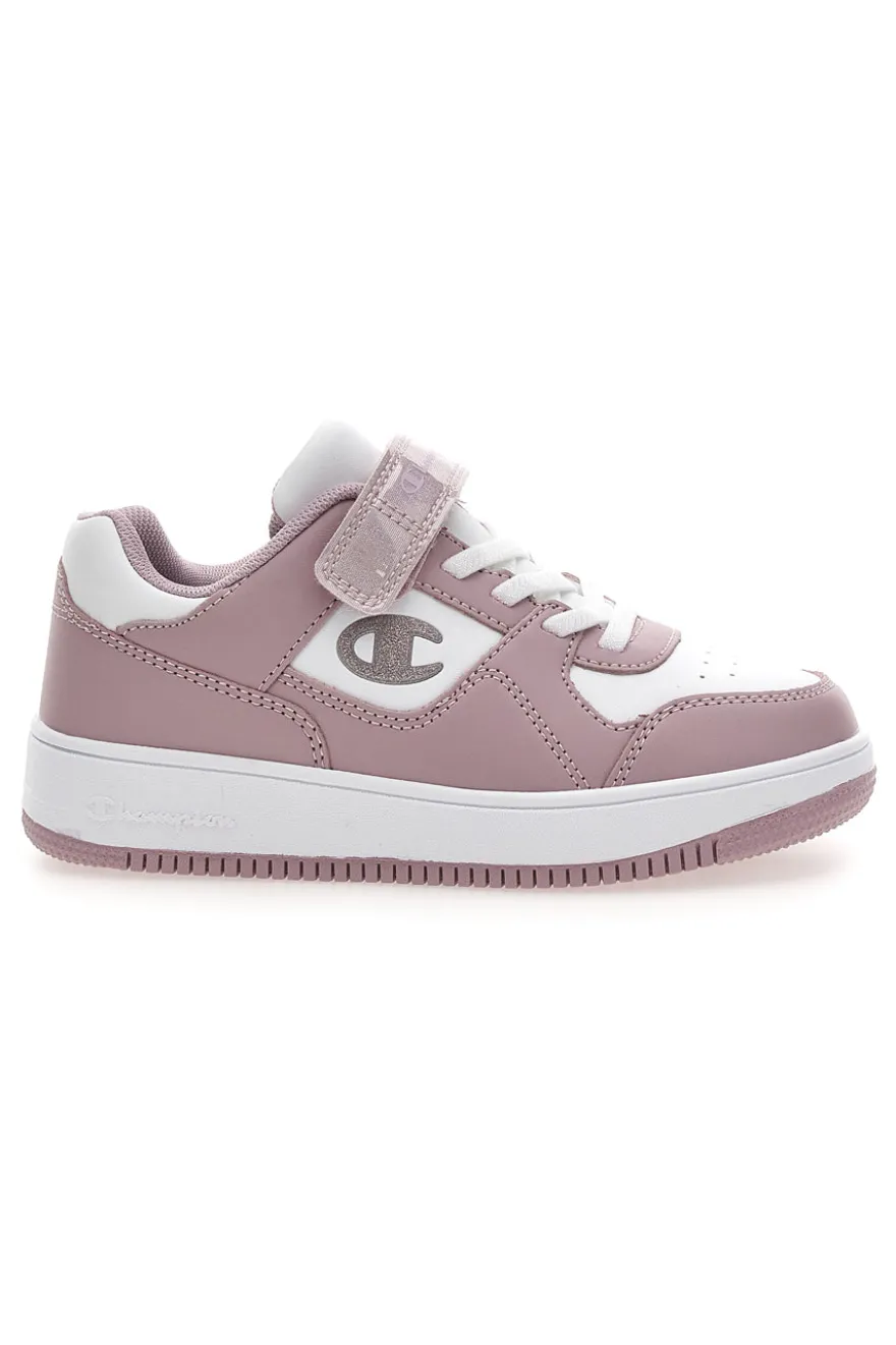 Sneakers rosa tomaia in materiale sintetico Champion Rd18 Low G Ps
