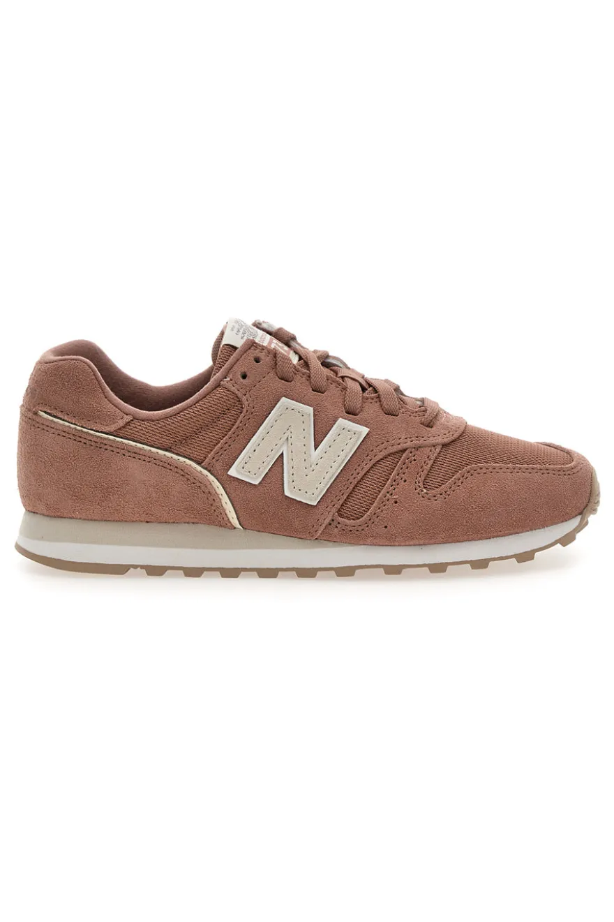 Sneakers Rosa tomaia in pelle e tessuto New balance WL373SI2